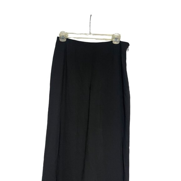 Brooks Brothers Women's Side Zip Silk Career Black Slacks Size 6 - Picture 3 of 10